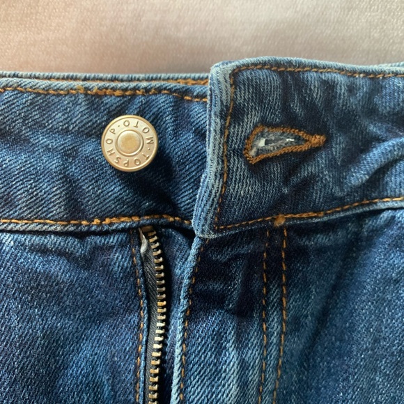 TOPSHOP MOTO DENIM SKIRT - Picture 4 of 7